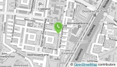 Bekijk kaart van Wijk en Speeltuinvereniging Crabbehof in Dordrecht