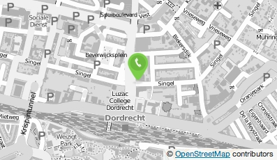 Bekijk kaart van Ver. v. Kerkrentmeest. Beh. i.d. Protest. Kerk in Nederl. in Dordrecht