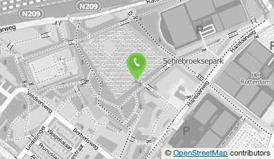 Bekijk kaart van Volkstuinvereniging Lusthof in Rotterdam