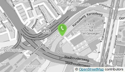Bekijk kaart van R.V. & A.V. Steeds Hooger in Rotterdam
