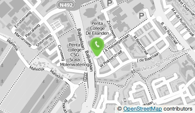 Bekijk kaart van Scholengroep Penta voor g.a. havo mavo Iwoo, AIgemene Dir. in Spijkenisse