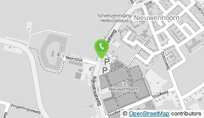Bekijk kaart van Voetbalvereniging Nieuwenhoorn in Hellevoetsluis