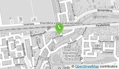 Bekijk kaart van Het Nederlandse Rode Kruis locatie Hardinxveld-Giessendam in Hardinxveld-Giessendam