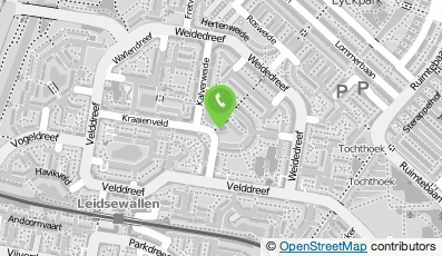 Bekijk kaart van Buurtvereniging ''t Weideveld' in Zoetermeer