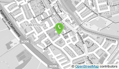 Bekijk kaart van Valkenburg's Harmonie in Valkenburg (Zuid-Holland)