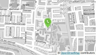 Bekijk kaart van Christelijk Scholengemeenschap Groene Hart Praktijkschool in Alphen aan den Rijn
