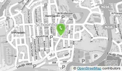 Bekijk kaart van TV Het Hofland in Schoonhoven