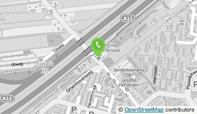 Bekijk kaart van Ruiterclub Bloemendaal in Gouda