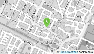 Bekijk kaart van Tennisvereniging Veenendaal-West in Veenendaal