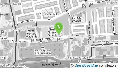 Bekijk kaart van Tweede Openluchtschool in Amsterdam