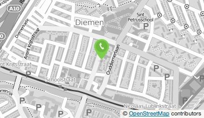 Bekijk kaart van Algemene Schakel Vereniging 'Diemen' in Diemen