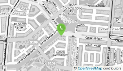Bekijk kaart van Vereniging Amsterdamse Bouw- en Infrabedrijven in Amsterdam