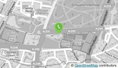 Bekijk kaart van De Haarlemsche Lawn-Tennis Club in Haarlem
