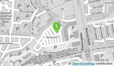 Bekijk kaart van Wijkvereniging Bergerhof in Alkmaar