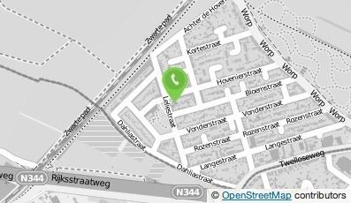 Bekijk kaart van Wijk- en Speeltuinvereniging 'De Hoven' in Deventer