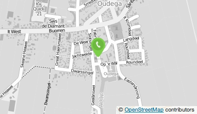 Bekijk kaart van Stichting Jeugdsoos Oudega in Oudega (gemeente Smallingerland Friesland)