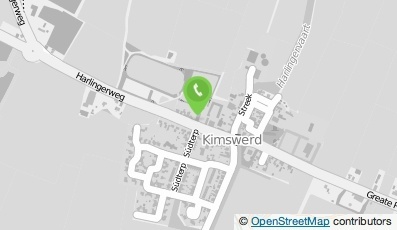 Bekijk kaart van Stichting Peuterspeelzaal 'Moudekruperkes' in Kimswerd