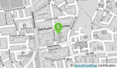 Bekijk kaart van Stichting Kunst- en Cult.centr. Hogeland in Bedum