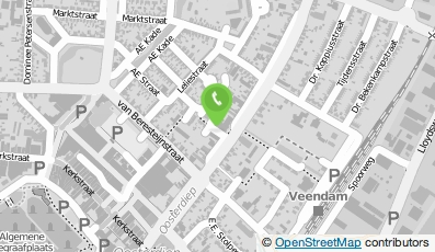 Bekijk kaart van Stichting Kabelnet Veendam in Veendam