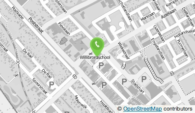 Bekijk kaart van R.K. Willibrordschool in Stadskanaal
