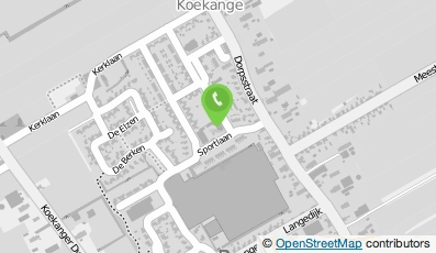 Bekijk kaart van Stichting Dorpshuis De Schakel in Koekange