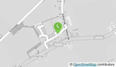 Bekijk kaart van Stichting Dorpshuis Oens Huus in Wapse