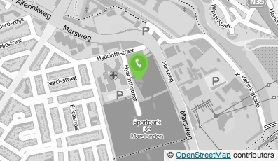 Bekijk kaart van Stichting De Vogellanden, Centrum voor Revalidatie in Zwolle