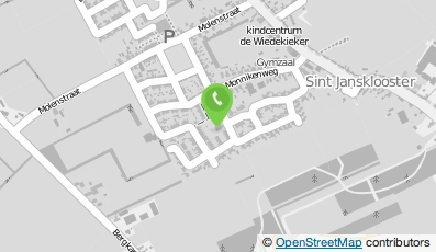 Bekijk kaart van Peuterspeelzaal De Mannegies in Sint Jansklooster