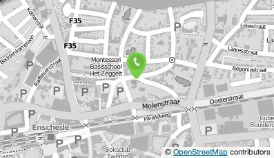 Bekijk kaart van De Globe Interzuilaire Opvangklassen in Enschede