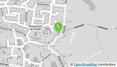 Bekijk kaart van Bibliotheek Den Ham in Den Ham (Overijssel)