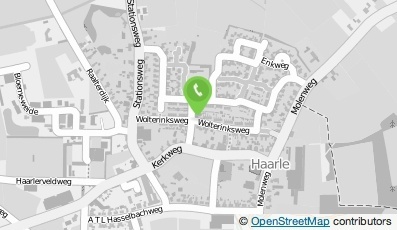 Bekijk kaart van Bibliotheek Haarle in Haarle (gemeente Hellendoorn Overijssel)