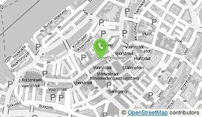 Bekijk kaart van Aan de Groene Markt/ Scheffersteate in Dordrecht
