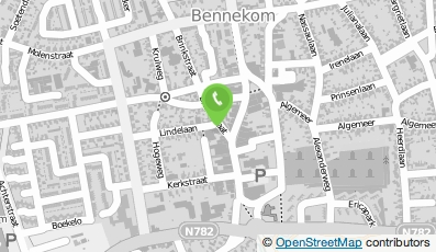Bekijk kaart van Brinkstraat Bennekom in Bennekom