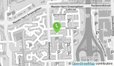 Bekijk kaart van Schweitzerstraat in Hoogeveen