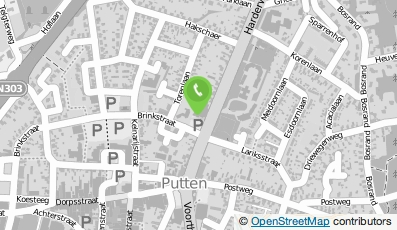 Bekijk kaart van Sticht. Lokale Media-Instell. Putten/Ermelo/H'wijk Veluwe FM in Putten