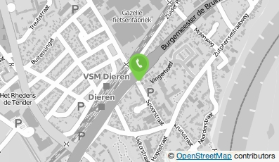 Bekijk kaart van Inloophuis Dieren in Dieren