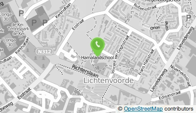 Bekijk kaart van Hamalandschool in Lichtenvoorde