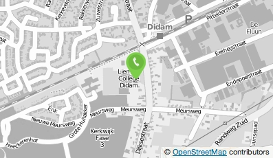 Bekijk kaart van Liemers College locatie Didam in Didam