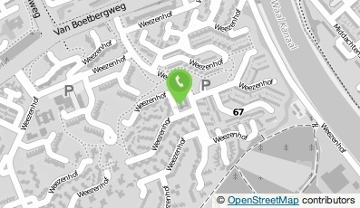 Bekijk kaart van Dependance Prins Clausschool  in Nijmegen