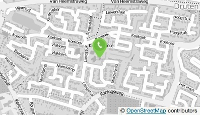 Bekijk kaart van Islamitische Stichting Nederland Yesil Druten in Druten