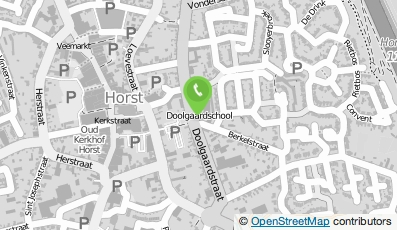 Bekijk kaart van Basisschool De Doolgaard in Horst
