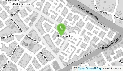 Bekijk kaart van Odaschool voor Basisonderwijs Boshoven Weert in Weert