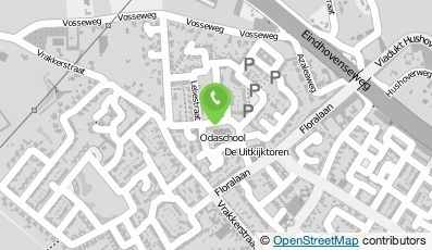 Bekijk kaart van Odaschool voor basisonderwijs Boshoven Weert in Weert