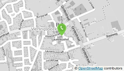 Bekijk kaart van Laurentiushof in Vierlingsbeek