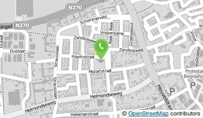 Bekijk kaart van Wijkhuis D'n Houten Hoek  in Deurne