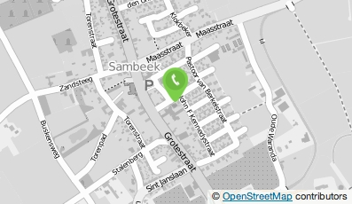 Bekijk kaart van Activiteitencentrum Sambeek in Sambeek