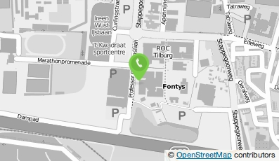 Bekijk kaart van Stichting Fontys in Tilburg