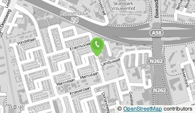 Bekijk kaart van Centrum voor Wonen en Zorg Moerweide in Roosendaal