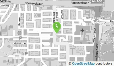 Bekijk kaart van RK Basisschool Het Kompas in Bergen op Zoom