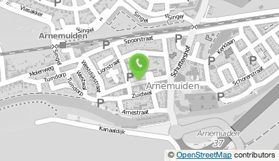 Bekijk kaart van Uusje van Eine in Arnemuiden